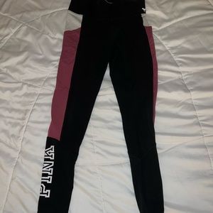 Pink leggings